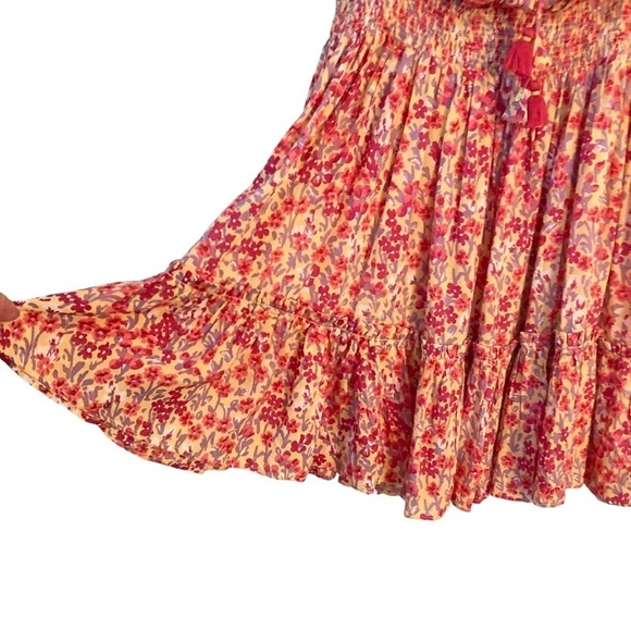 Poupette St. Barths Floral Triny Dress Size M - Picture 13 of 16